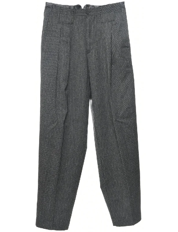 Striped Pattern Trousers - W32 L33 Trousers practical durable