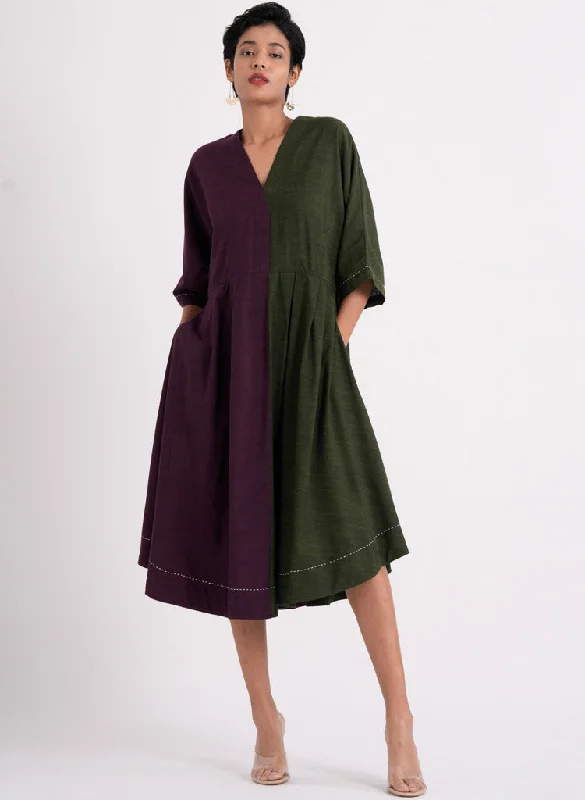 Split Hue Dress