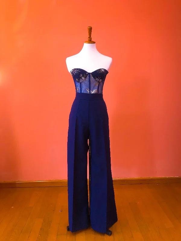 Constellation bustier and trouser set Trousers Low Rise Relaxed