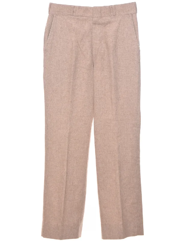 Tan Trousers - W30 L30 Trousers Travel Practical