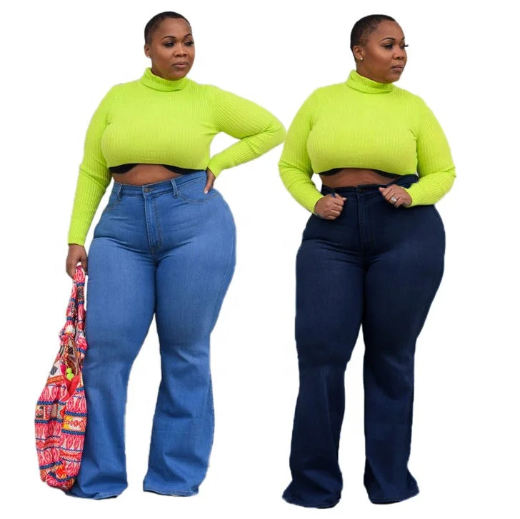 KX-2295 Factory wholesale blue jeggings jeans trousers flare denim pants slim fit high waist women plus size jeans Trousers Hiking Durable KX-2295 Factory wholesale blue jeggings jeans trousers flare denim pants slim fit high waist women plus size jeans Trousers Hiking Durable