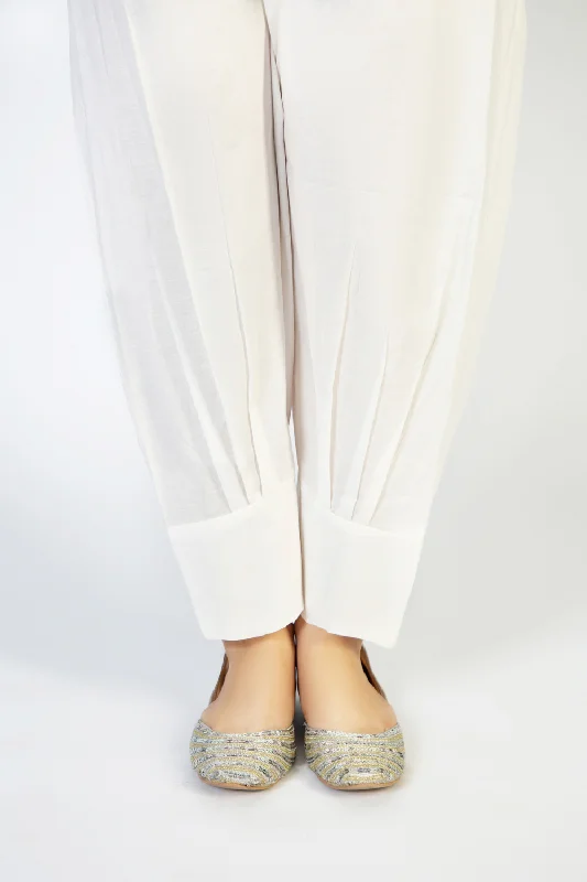 Dyed Cambric Trouser Trousers Silk Elegant