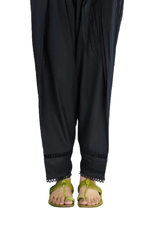 Dyed Cambric Trouser Trousers Denim Blue