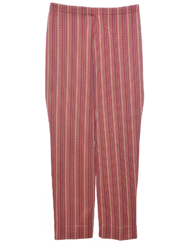 Striped Pattern Trousers - W30 L28 Trousers Trousers Formal