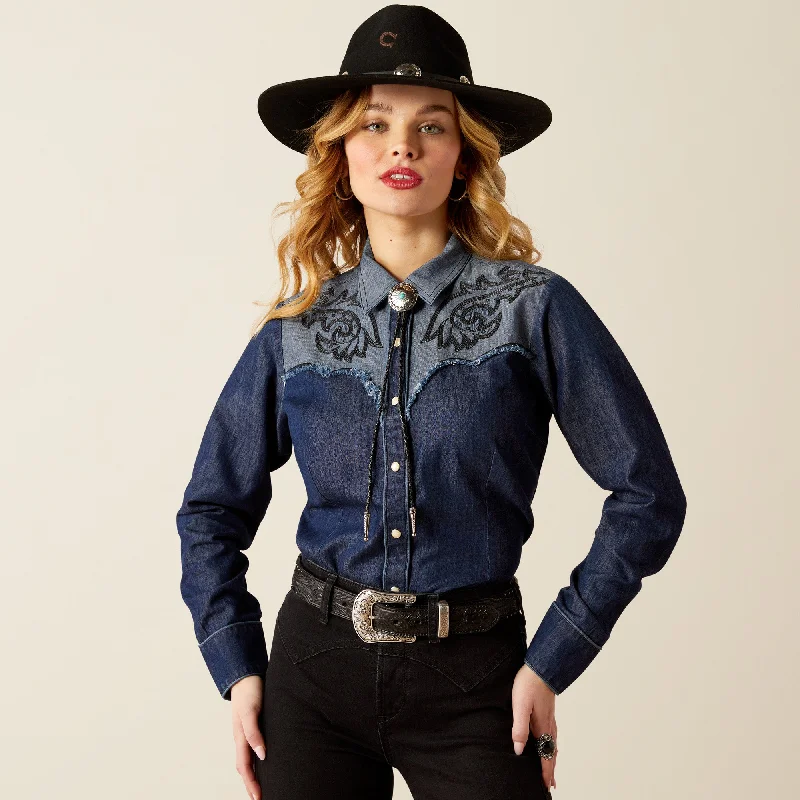 Women's Ariat Second Fiddle Snap Front Shirt #10053977 Fleece Fabric Down Fabric Feather Fabric Women's Ariat Second Fiddle Snap Front Shirt #10053977 Fleece Fabric Down Fabric Feather Fabric