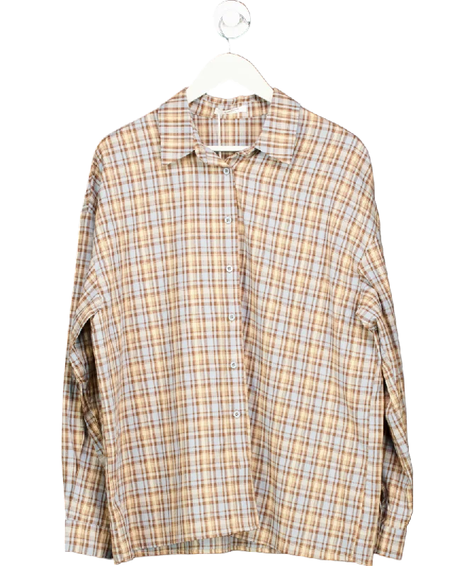 Peppermayo Multicoloured Kyla Oversized Button Up Shirt UK 10 Terry Blend Velvet Blend Canvas Blend Peppermayo Multicoloured Kyla Oversized Button Up Shirt UK 10 Terry Blend Velvet Blend Canvas Blend